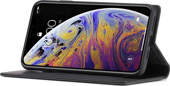 Produktbild Cover-Discount iPhone Xs / X - Stand Flip Case Hülle schwarz (Apple iPhone XS)