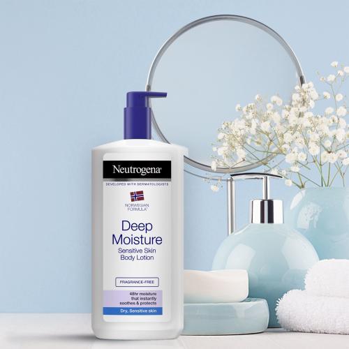 Produktbild Neutrogena Deep Moisture Bodylotion Sensitive (Körpercreme, 400 ml)