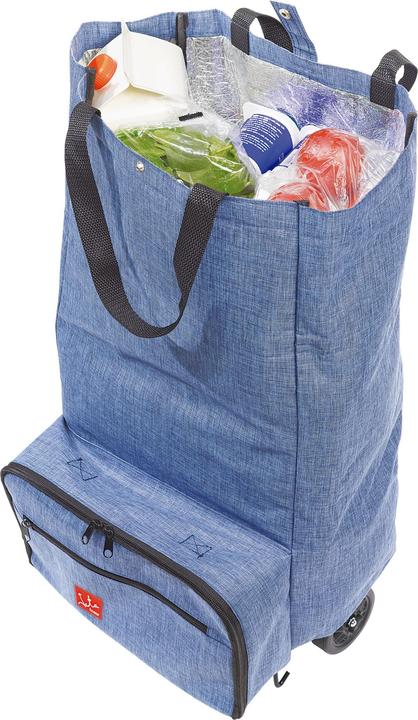 Produktbild Jata Faltbare Einkaufskuehltasche, als Trolley mit 2 Rollen, Handgriff (30 l)