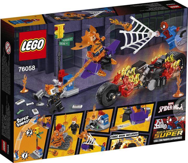 Immagine prodotto LEGO Marvel Super Heroes Spider-Man: Alleati di Ghost Riders (76058, LEGO Marvel)