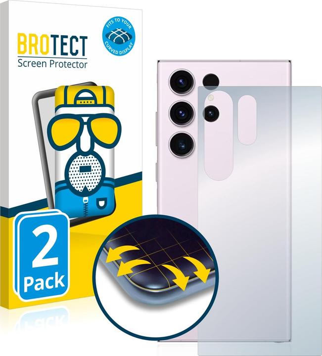 Actual product image BROTECT Full-Cover Protector Matte (2 Piece, Samsung Galaxy S23 Ultra)