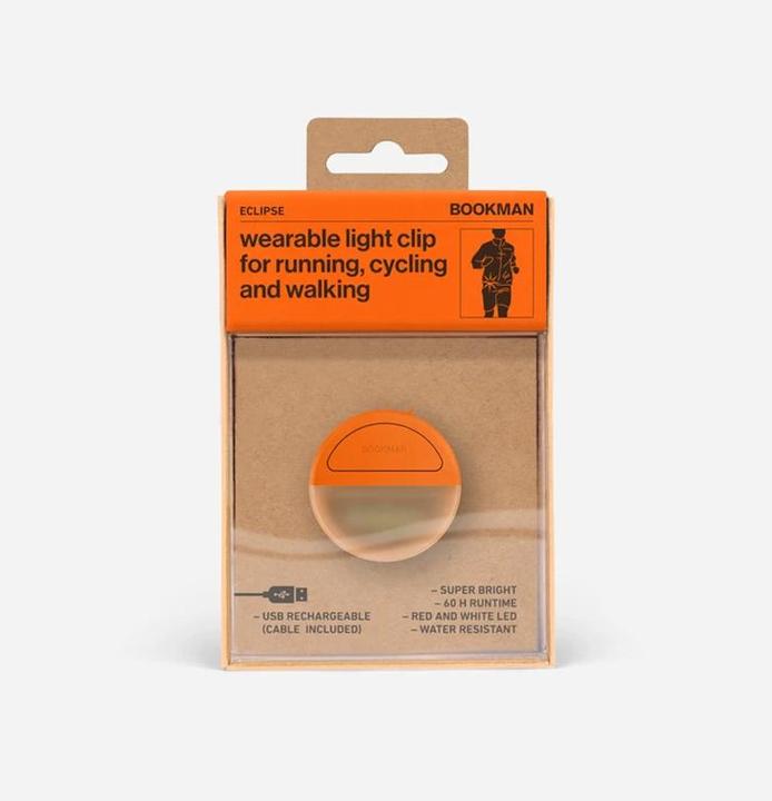 Produktbild Bookman LED-Fahrradlicht für kleidung éclipse clip usb