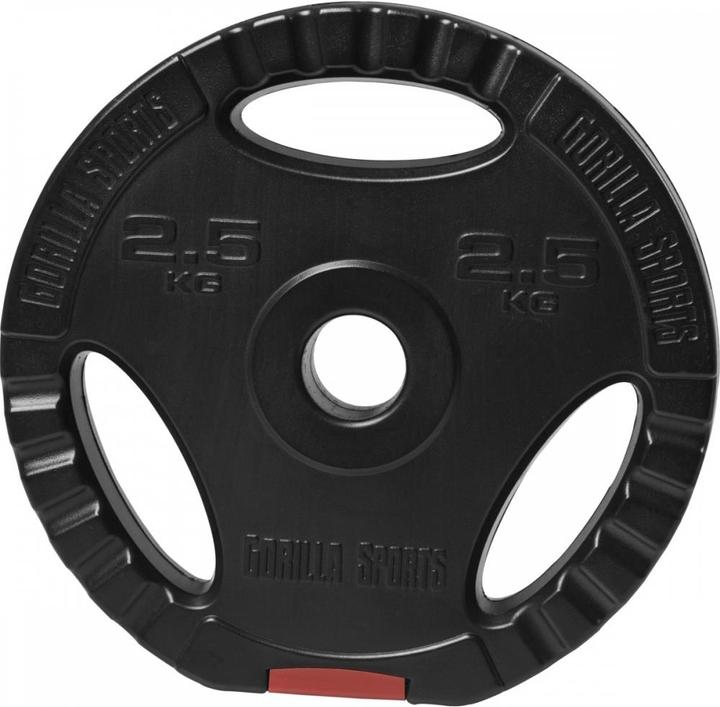 Gorilla Sports Piastre di peso (1 x 2,5 kg)