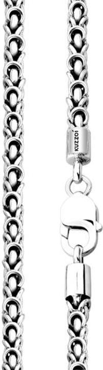 Immagine prodotto Kuzzoi Collana Solida da Uomo Collana King Ossidata in Argento 925 (Argento 925, 50 cm)
