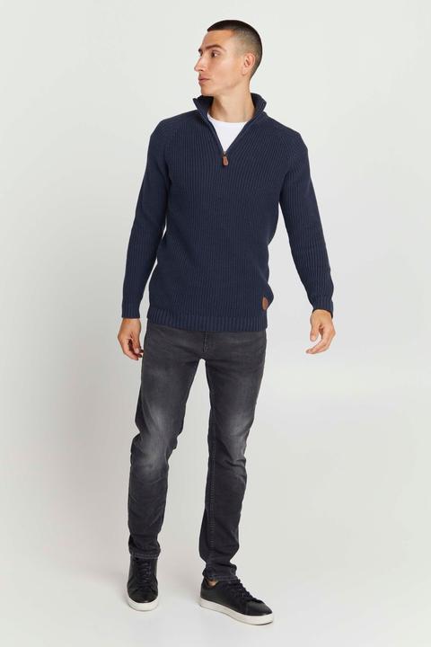 Immagine prodotto Solid Xenox Maglione In Maglia Grossa Pullover Con Collo Alto In Cotone 100% (S)