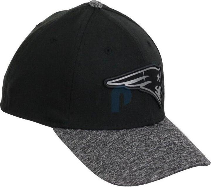 Actual product image New Era 39Thirty Cap - GREY New England Patriots noir (54, 55, 56, 57)
