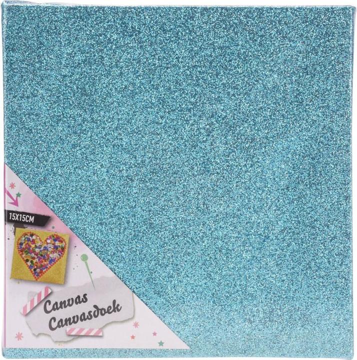 Actual product image Glittering canvas, 15 x 15 cm, set of 12 (15 x 15 cm)
