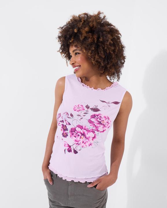 Actual product image Joe Browns Layered Mesh Floral Vest