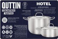 Produktbild Quttin Topf + Hahn Induktion 40 cm / 0,8 mm / 25 l (40 cm, Kochtopf, Stahl)