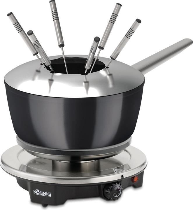 Koenig Set per fonduta Uno per tutti (Fondue di formaggio, Fondue Chinoise)