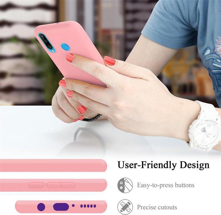 Actual product image Cadorabo TPU Liquid Silicone Case Cover (Huawei P30 Lite)