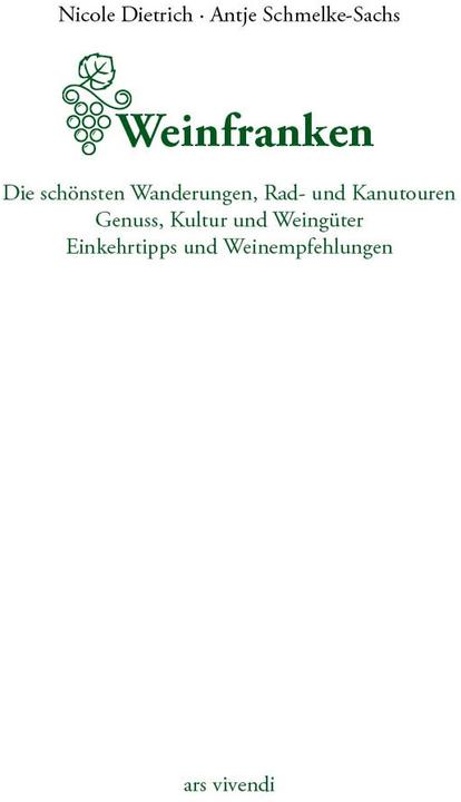 Produktbild Weinfranken (Deutsch, Nicole Dietrich, 2020)