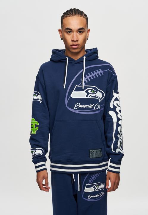 Immagine prodotto Recovered Re:coperta con cappuccio in pile - PATCHES Seattle Seahawks (XL)