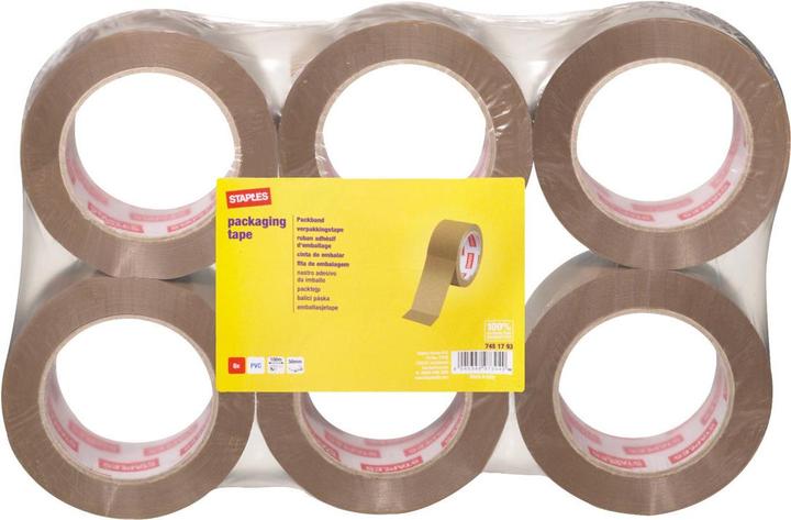 Produktbild 3M SCOTCH 313 Paketband, BOPP-Folie braun, Stärke 0.07mm, 50mm x 100m (50 mm)