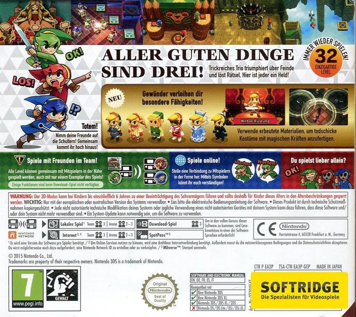 Actual product image Nintendo The Legend of Zelda: Tri Force Heroes (3DS, DE)