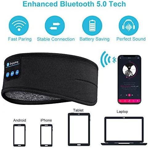 Produktbild PhoneLook Bluetooth Schlafmaske Kopfband mit integrierten Musik Lautsprechern