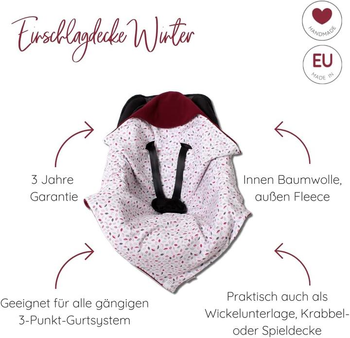 Produktbild HOBEA-Germany Einschlagdecke für Babyschale