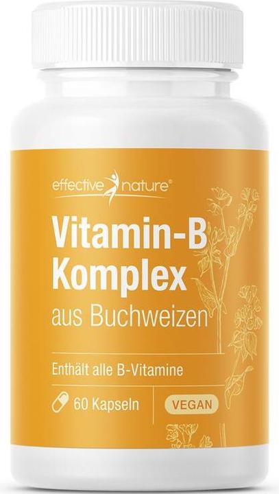 Effective Nature Vitamin-B Komplex (60 Stück, Kapseln, 30 g)