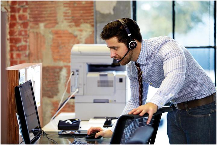 Produktbild Jabra Evolve 65 Duo MS (Kabellos, USB Typ-B)
