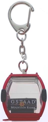 Actual product image Jägerndorfer Key fob red Gstaad Omega-IV/10, metal