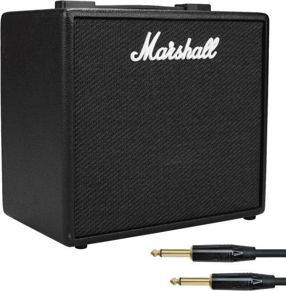 Marshall Code 25 Combo Gitarren-Verstärker mit Kabel (Gitarre, 25 W)