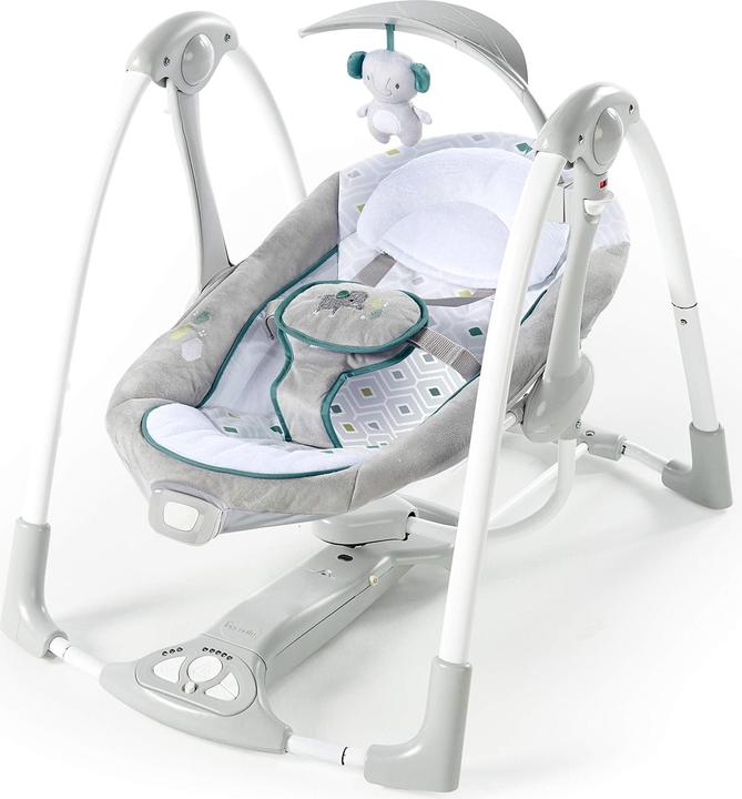 Actual product image Ingenuity 2 in 1 foldable & portable baby swing