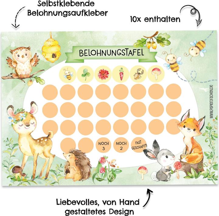 Immagine prodotto Papierdrachen Set di schede di ricompensa