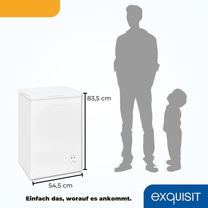 Produktbild Exquisit GT100-050E (Freistehend, 99 l)