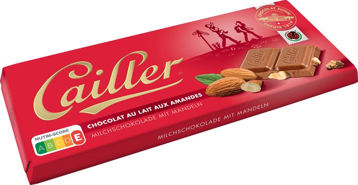Actual product image Cailler Milk Chocolate Bar with Almonds (100 g)