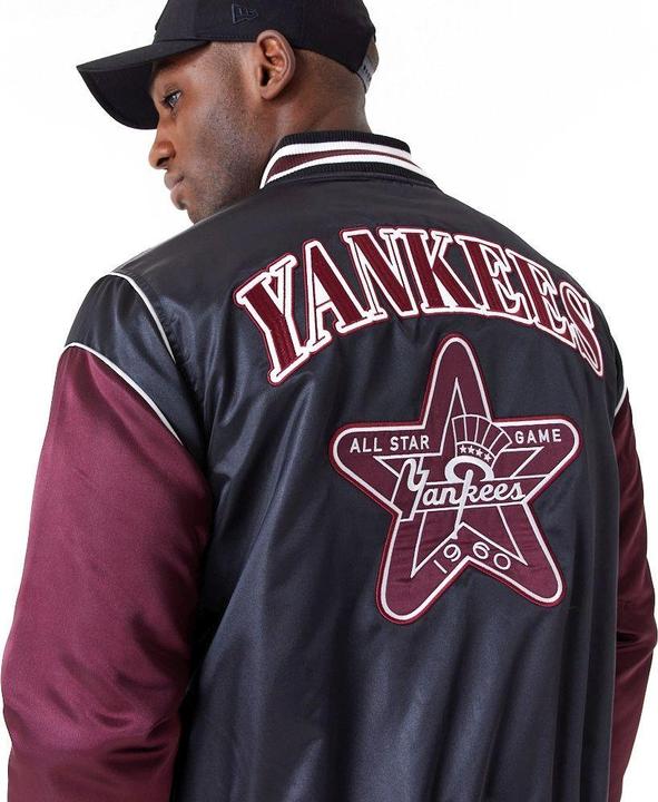 Actual product image New Era Varsity College Jacket - SATIN New York Yankees - L (L)