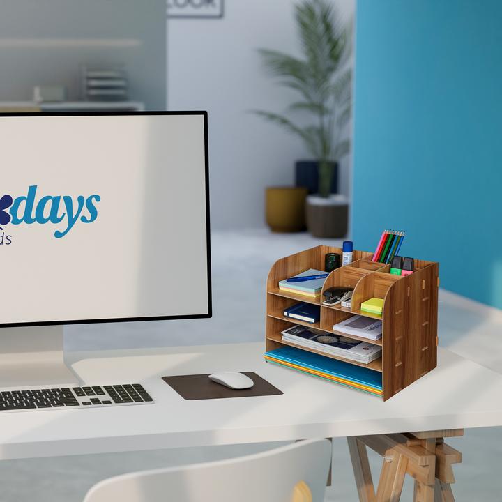 Actual product image Relaxdays Desk Organizer