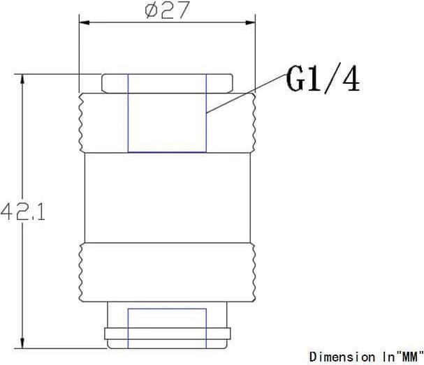 Nährwerte und Zutaten Bykski B-HP-DV Entleerungsventil G1/4 bk 1017558