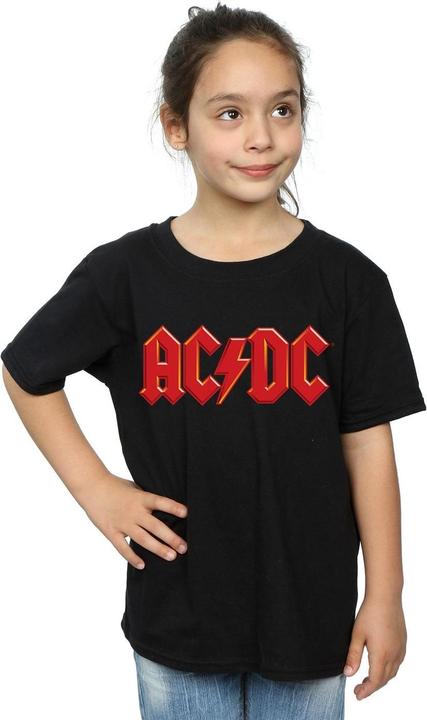 Produktbild AC/DC Rotes TShirt mit Logo aus Baumwolle Mädchen (152, 158)