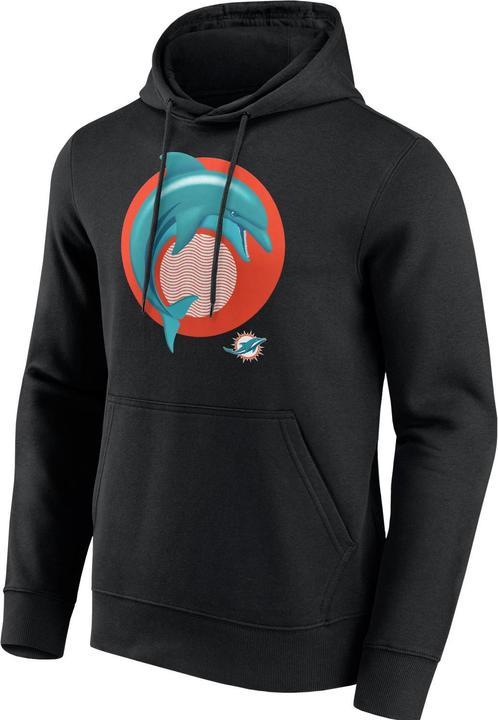 Fanatics NFL Fleece Hoody - ILLUSTRATION Miami Dolphins - XL (XL)