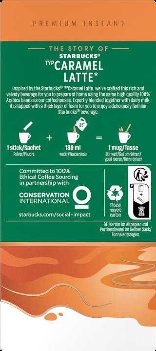 Actual product image Starbucks Caramel Latte (115 g)