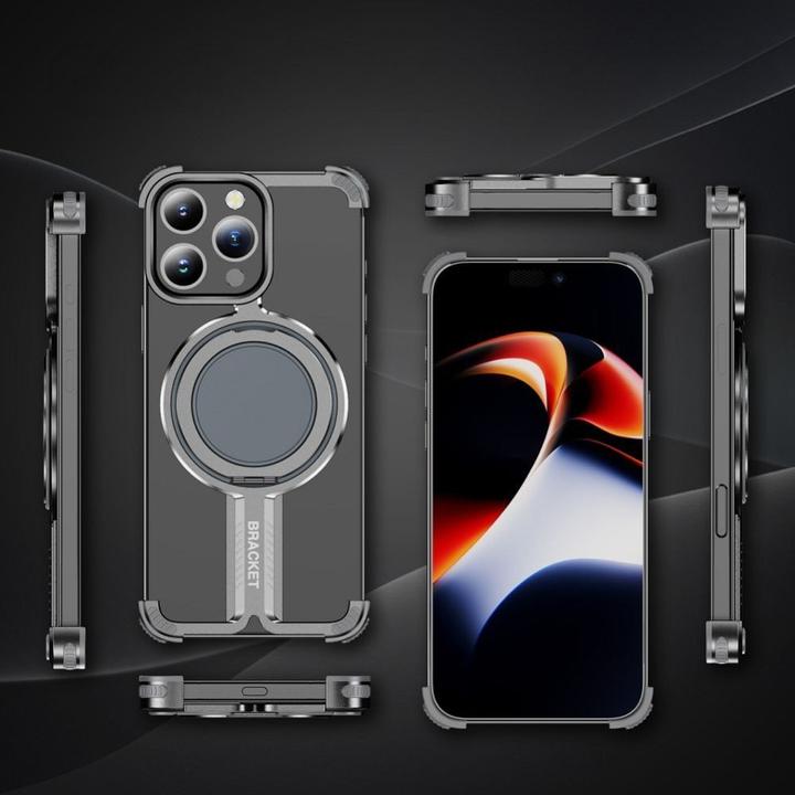 Immagine prodotto OEM Back panel cover Case TITANIUM Bracket for IPHONE 15 PRO MAX black (Apple iPhone 15 Pro Max)