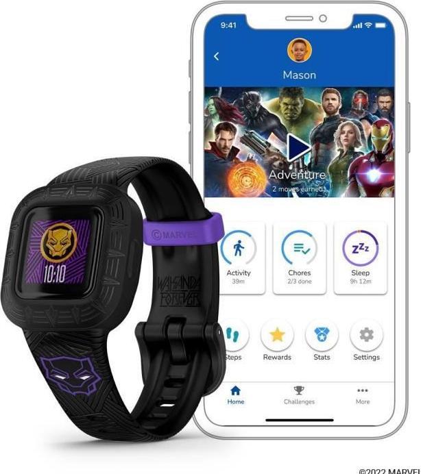 Immagine prodotto Garmin vivofit jr. 3 Black Panther Special Edition (14.11 mm)