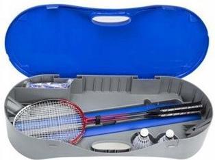 Image du produit Nils ZSB2 2-EN-1 SET DE FILET DE BADM. + TENNIS + 2 RAQUETTES + 2 VOLANTS À PLUMES + VALISE