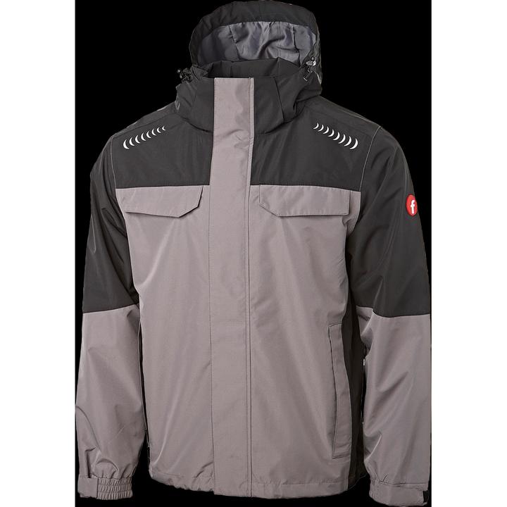 Actual product image Magni Rain jacket Plus grey/black size S Fortis Elements (S)