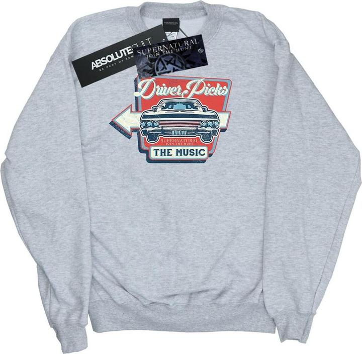 Immagine prodotto Supernatural Driver Picks The Music Felpa Uomo (L)