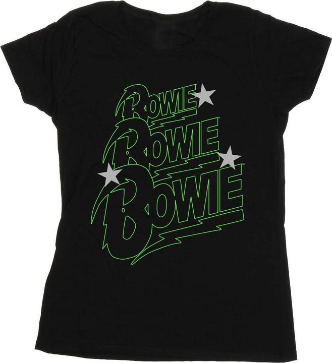 David Bowie Multiple Neon Logo TShirt (S)