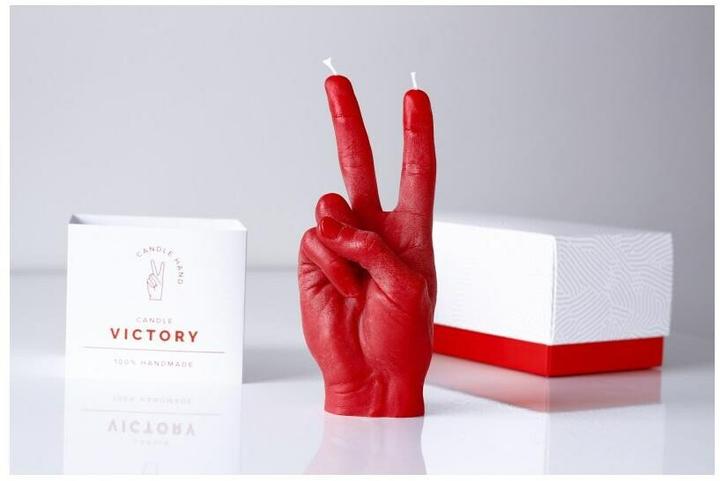 Actual product image Candle Hand Victory (1 pcs.)