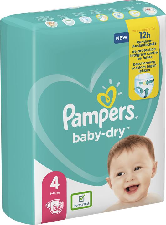 Produktbild Pampers Windeln (Gr. 4, Tragepack, 36 Stück)