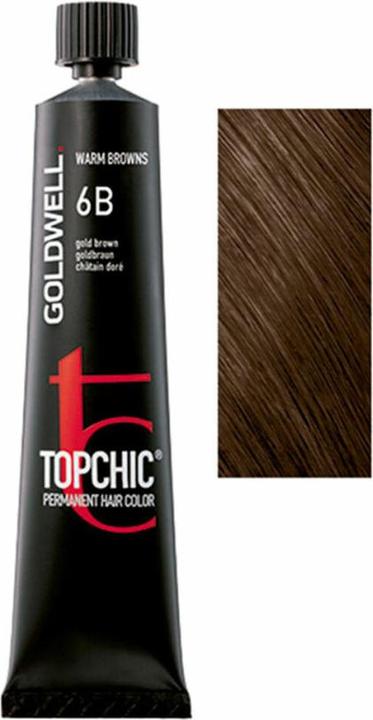Actual product image Goldwell Topchic (6B golden brown)