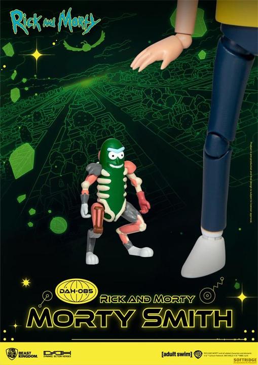 Actual product image Beast Kingdom Rick and Morty Dynamic 8ction Heroes Action Figure 1/9 Morty Smith 23 cm