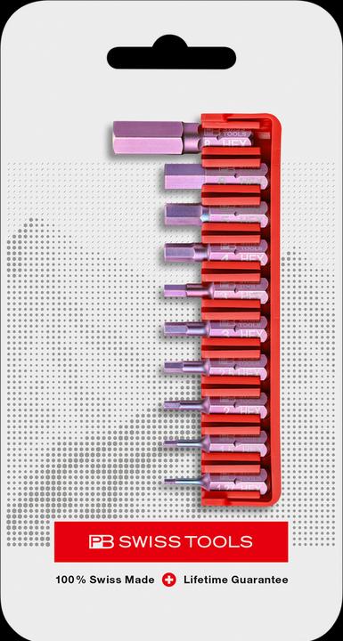 Productafbeelding PB Swiss Tools Bitset (HX 6, HX 3, HX 8, HX 1.5, HX 2.5, HX 4, HX 2, HX 1.27, HX 5)