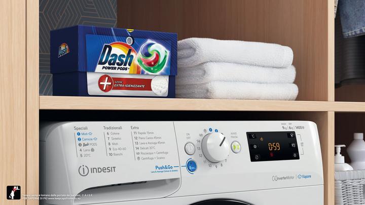 Produktbild Indesit Freistehender Waschtrockner BDE 96436 WKV IT - BDE 96436 WKV IT