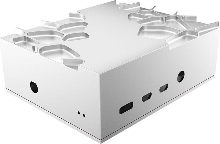 Actual product image Akasa Aluminium case for Raspberry Pi 4B with thermal kit