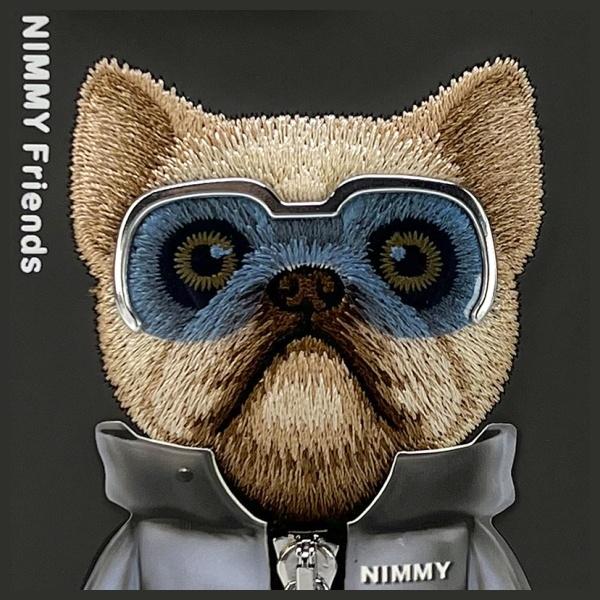 Actual product image Audi Nimmy case iPhone 15 Pro 6.1" black Cool&Cute 2.0 Dog (Apple iPhone 15 Pro)