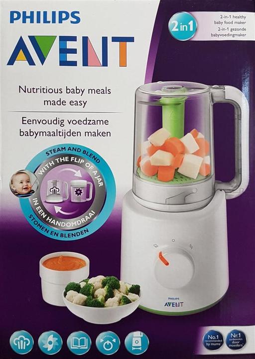 Image du produit Philips Avent Cuiseur vapeur et mixeur combinés